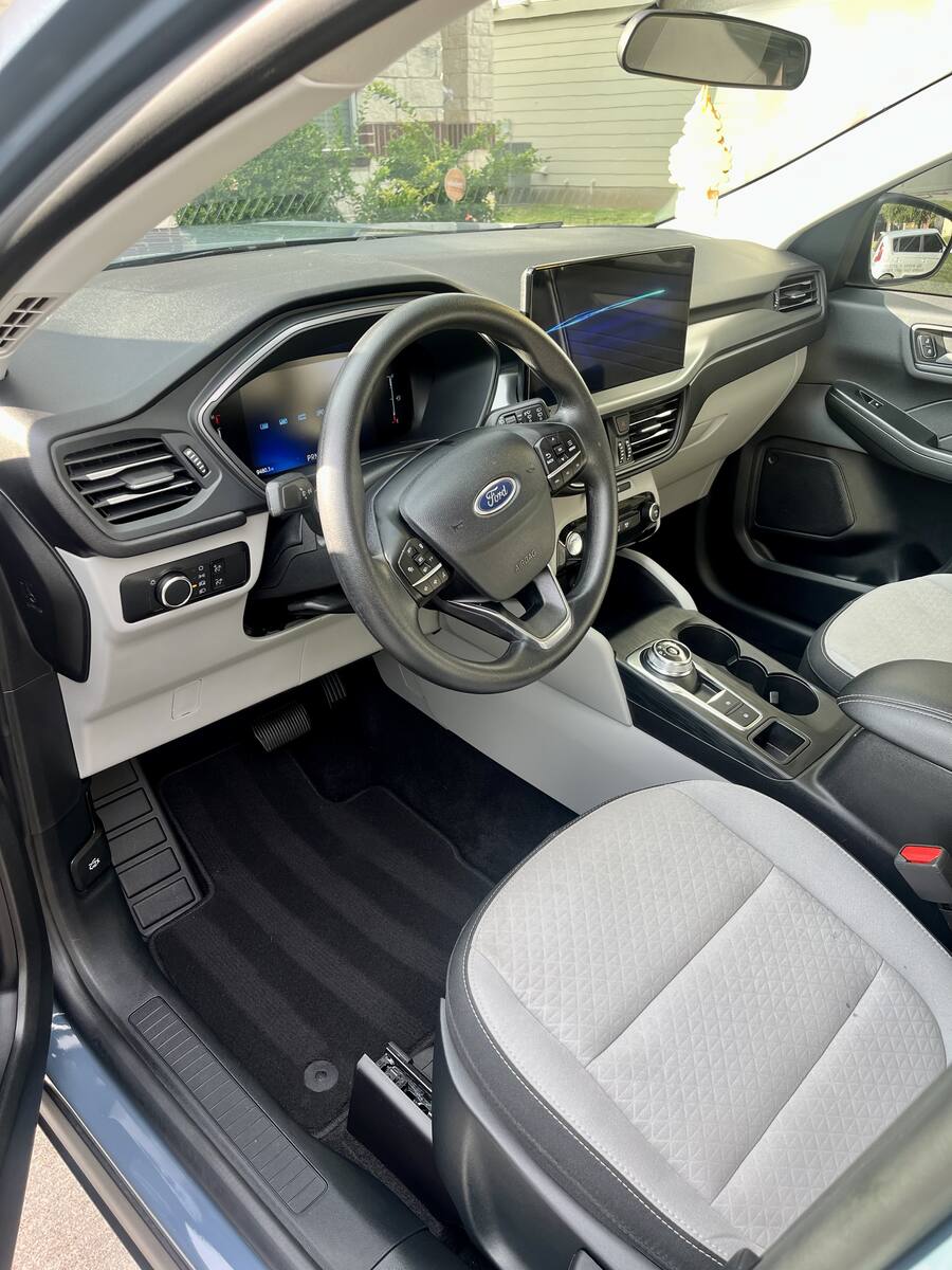 Ford Escape interior after detail